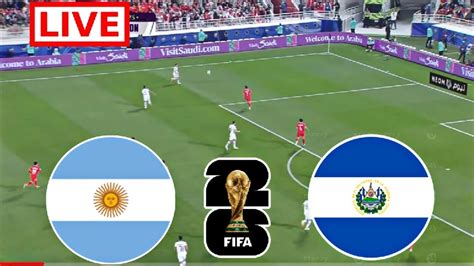 argentina vs el salvador live